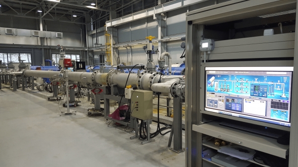 물산업기자재인증센터 밸브 시험시스템 전경(출처 : 한국수자원공사)