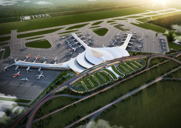 베트남 롱탄국제공항 여객터미널 조감도(자료=희림종합건축사사무소)