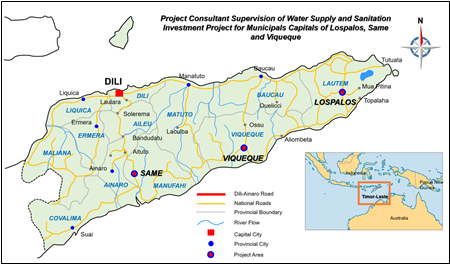 동티모르 로스팔로스, 사메, 비퀘퀘 상하수도 프로젝트 /건화