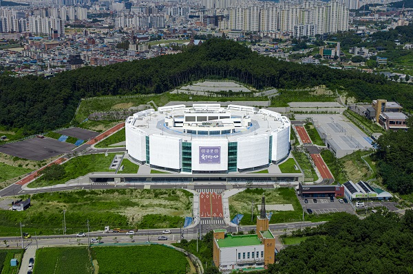 천안오토아레나 전경(사진=삼우씨엠건축사사무소)