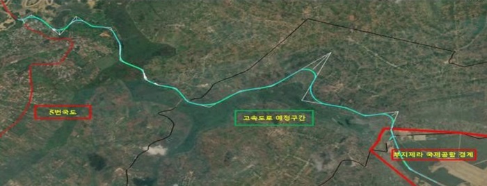 신공항 연결 고속도로 노선도